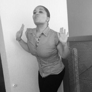 Black and White Striped Top     GD2